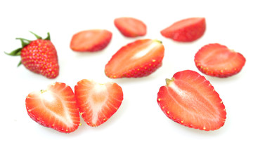 Strawberry isolated on white