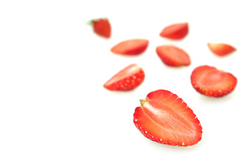 Strawberry isolated on white