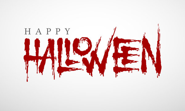 Vector Halloween lettering