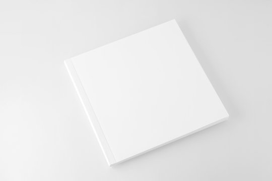 Blank square cover book
