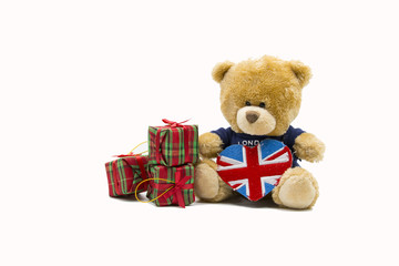 Bear with X'mas gift box