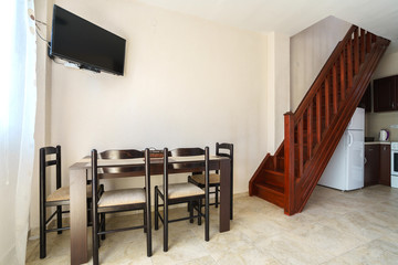 Interior of a guest house  kitchen