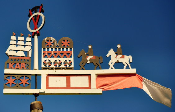 Kurische Nehrung - Traditioneller Kurenwimpel