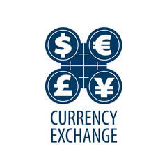 vector logo currency exchange