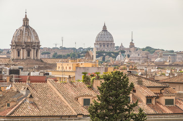 Fototapeta na wymiar Rome Italy 12 May 2014 Rome is a city full of many beautiful and historical buildings and architectural detail