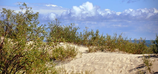 Kurische Nehrung - Sanfte Düne mit Meerblick
