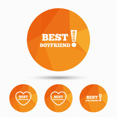 Best boyfriend and girlfriend icons.