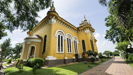 St.Joseph's Church in Ayutthaya,Thailand, was built during the reign of King Narai in 1666 by Bishop Lambert de la Motte. firstly built by wood and last one was reconstructed in 1831