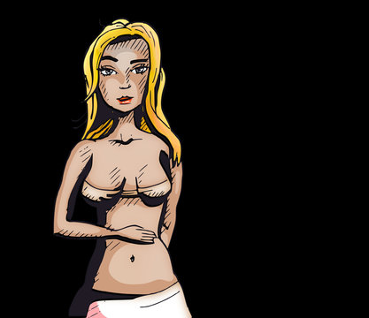 Jonge vrouw in verwachting
