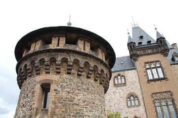 Der Turm eines Schlosses