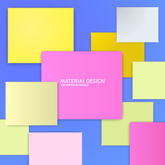 Abstract background. Material design style.