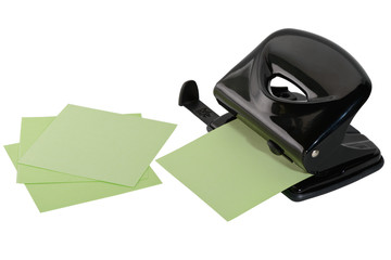 black hole punch for paper and several sheets