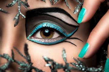 Nahaufnahme Auge - Make-up