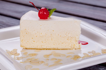 piace of cake close up