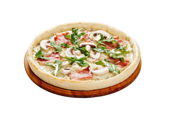 Prosciutto with arugula