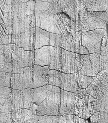 Old plaster wall cracked