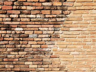Ancient brick wall texture