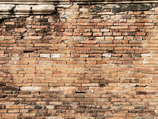 Ancient brick wall texture