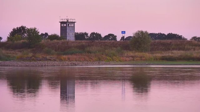 Grenzturm der ehemaligen DDR in Darchau 