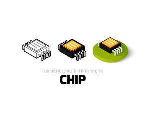 Chip icon in different style