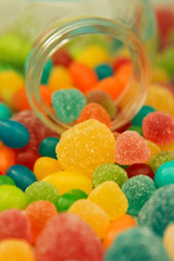 Colorful jelly beans to wallpaper