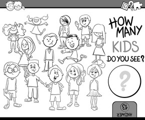 how many children coloring book