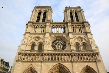 Fototapeta na wymiar Notre-Dame de Paris cathedral.