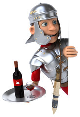 Naklejka premium Roman soldier