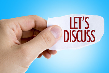Lets Discuss