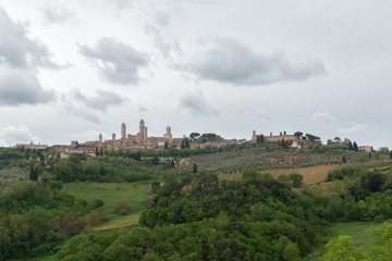 Fototapeta na wymiar San Gimignano medieval town