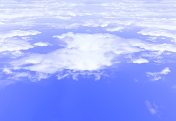 sky Background blue sky with white clouds for design pattern and