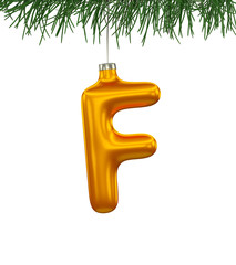 Christmas Tree Font: F