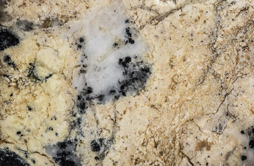 Surface of natural mineral serpentine with magnetite.