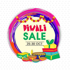 Diwali Sale Poster or Banner.