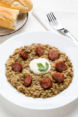 green lentil stew