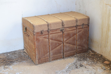Old rusty chest