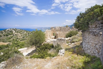 Castle in Kritinia, Rhodes