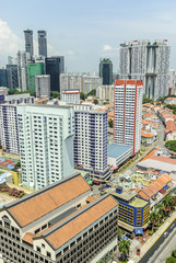 general urban sight of the city of Singapore