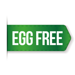 Egg Free sign vector