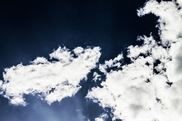 The Blue Sky and Clouds