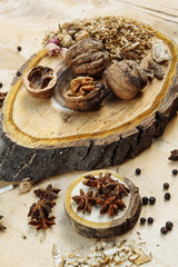 walnut star anise