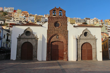 Fototapeta na wymiar Iglesia de Nuestra de la Asunción en San Sebastián de la Gomera
