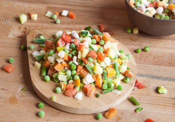 Mixed frozen vegetables