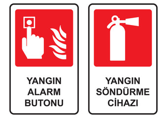 ş Güvenliği Levhaları Sembol ve Grafikler