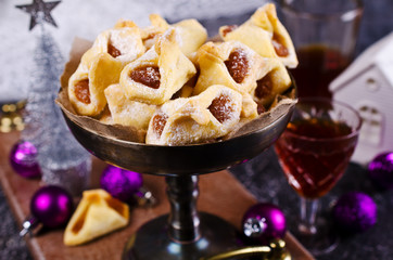 Homemade cookies  with jam