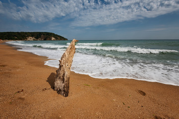 Fototapeta na wymiar Karadere beach at the summer, near Varna, Bulgaria