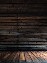 old wooden interior