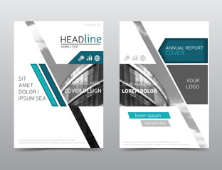 Annual report, brochure template. Leaflet layout, Modern design, a4 size.
