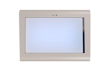 monitor of the medical device isolated on white background