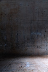 old grungy room